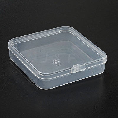 Transparent Plastic Bead Containers CON-BC0004-49-1