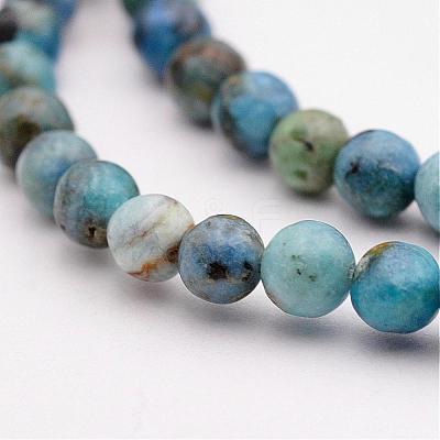 Natural Variscite Bead Strands G-P300-01-4mm-1