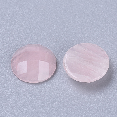 Natural Rose Quartz Cabochons G-T062-25-1