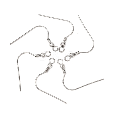 Tarnish Resistant 304 Stainless Steel Earring Hooks STAS-D448-037P-1