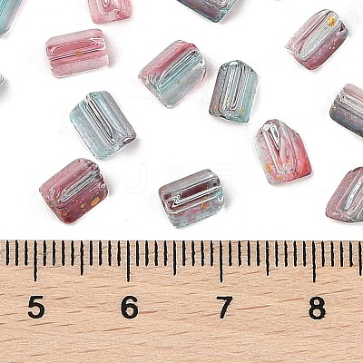 Transparent Spray Painted Glass Seed Beads SEED-L011-10A-03-1