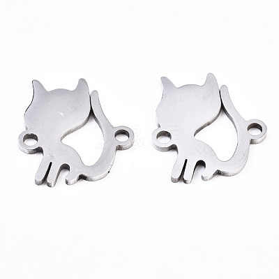 Non-Tarnish 201 Stainless Steel Link Connectors STAS-S110-105P-1