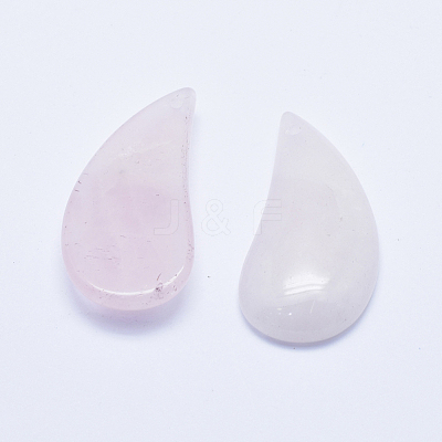 Natural Rose Quartz Gemstone Pendants G-K238-12B-1