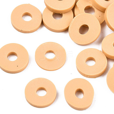Handmade Polymer Clay Beads X-CLAY-Q251-6.0mm-54-1