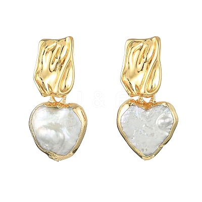 304 Stainless Steel Stud Dangle Earrings EJEW-JE07240-01-1
