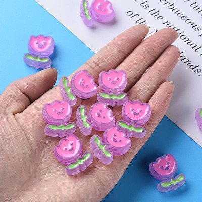 Transparent Acrylic Beads MACR-S374-03B-03-1