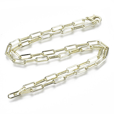 Brass Paperclip Chains MAK-S072-14A-14KC-1