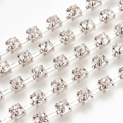 Brass Rhinestone Cup Chain CHC-S6-S01-1