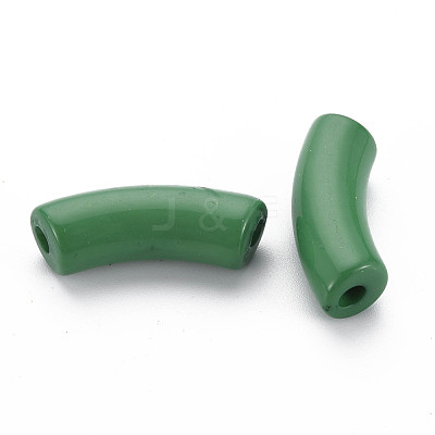 Opaque Acrylic Beads MACR-S372-001B-17-6333-1