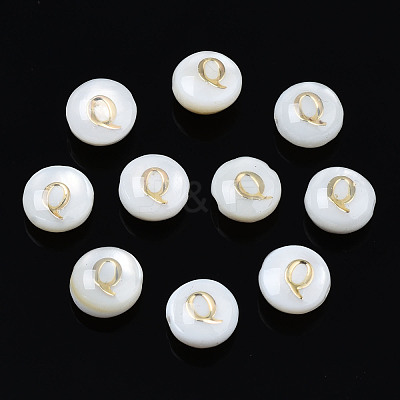 Natural Freshwater Shell Beads SHEL-S278-036Q-1