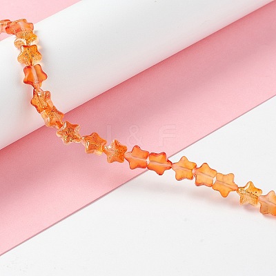 Transparent Glass Beads Strand X1-GLAA-F112-04F-1