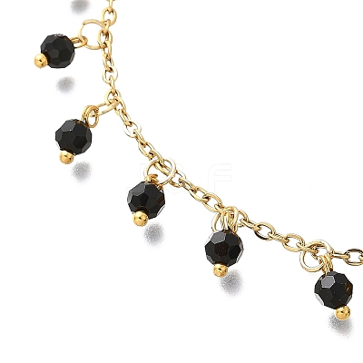 2Pcs 304 Stainless Steel Anklets Sets AJEW-AN00721-1