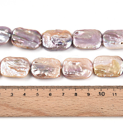 Baroque Natural Keshi Pearl Beads Strands PEAR-S020-D09-2A-1