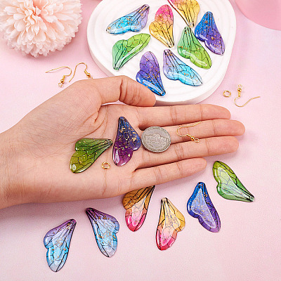 Butterfly Wing Earring Making Kit DIY-TA0005-11-1