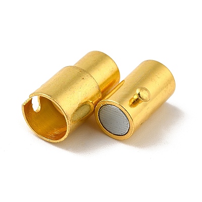 Brass Locking Tube Magnetic Clasps MC078-M-1
