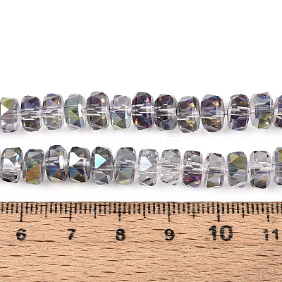 Electroplate Glass Beads Strands EGLA-T021-20D-1