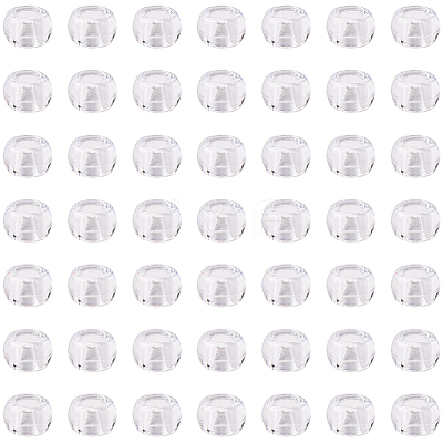 800Pcs Transparent Plastic Beads KY-SP0001-52B-1