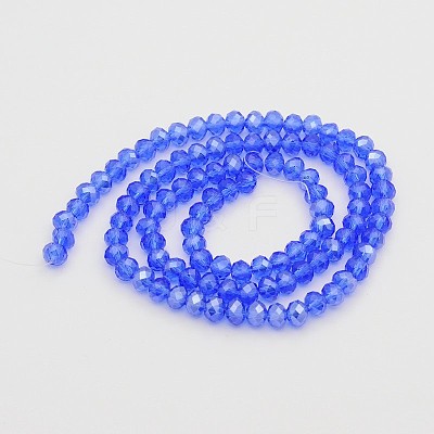 Glass Beads Strands X-EGLA-GR6MMY-24L-1