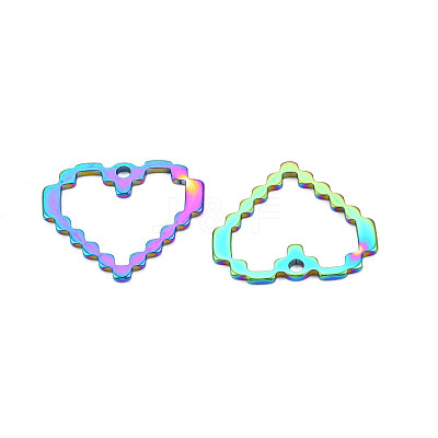 Ion Plating(IP) 304 201 Stainless Steel Pendants STAS-T063-173M-1