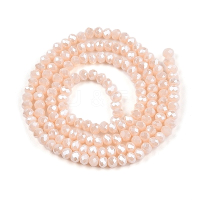 Electroplate Glass Beads Strands EGLA-A044-P2mm-A05-1