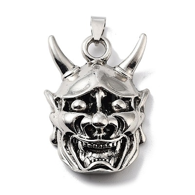 Tibetan Style Alloy Pendants TIBE-L012-040AS-07-1