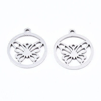Non-Tarnish 201 Stainless Steel Pendants LS-STAS-T044-198P-1