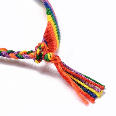 Rainbow Pride Bracelet LS-BJEW-F419-03-1