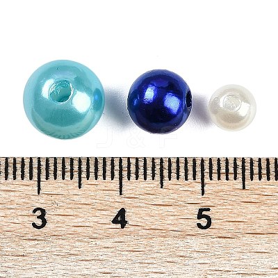 ABS Plastic Imitation Pearl Beads X-KY-G030-01E-1