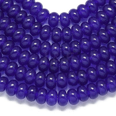 Natural Malaysia Jade Beads Strands G-B165-G01-5x8mm-08-1