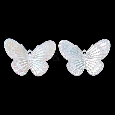 Acrylic Imitation Shell Pendants OACR-P039-05A-1
