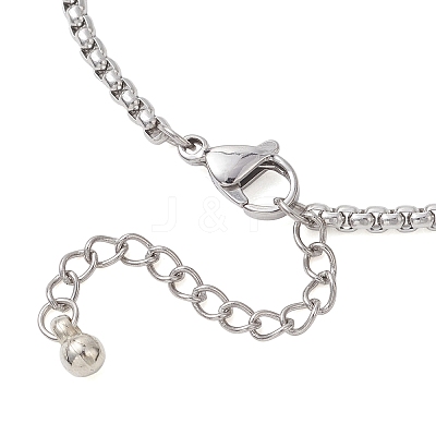 304 Stainless Steel Box Chain Bracelet Making AJEW-JB01505-1