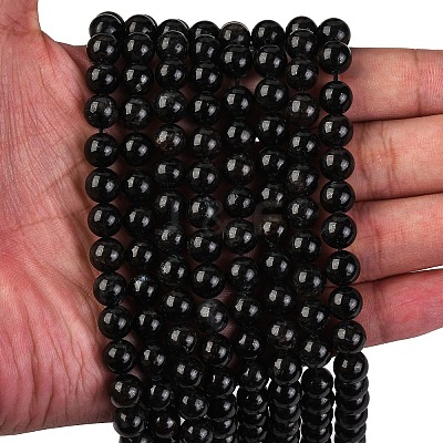 Natural Astrophyllite Beads Strands G-A202-01B-1