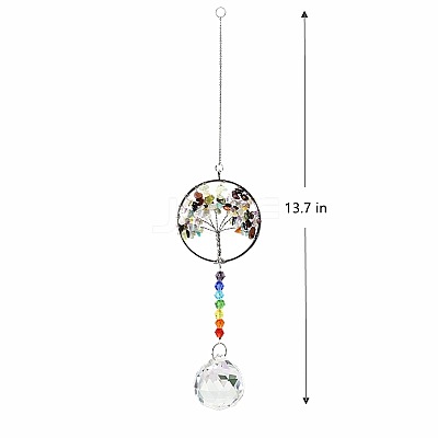 Big Pendant Decorations HJEW-PW0001-006E-1