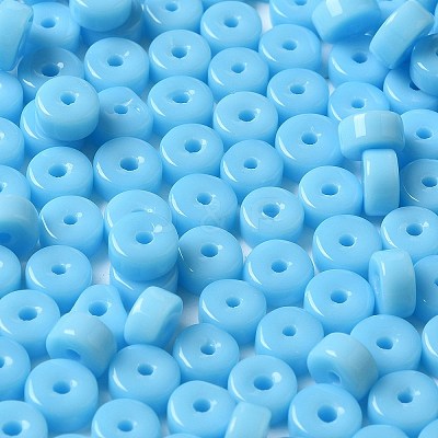 Opaque Colours Glass Seed Beads SEED-E001-P3x6mm-08-1