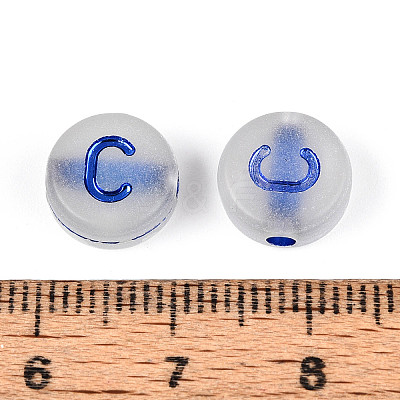 Luminous Frosted Acrylic Beads FACR-T008-02C-1