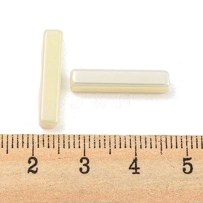 Electroplate Glass Beads GLAA-D024-01H-1
