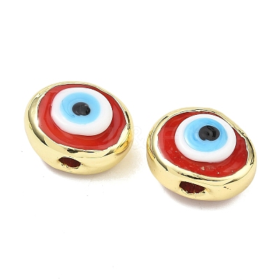 Handmade Evil Eye Lampwork Beads LAMP-D006-08G-07-1