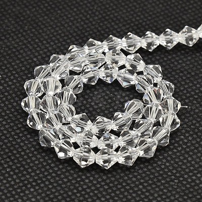 Imitate Austrian Crystal Bicone Glass Beads Strands GLAA-F029-3x3mm-13-1