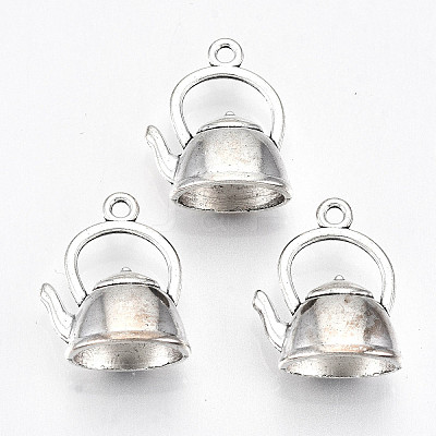 Tibetan Style Alloy Pendants X-TIBE-S323-065AS-RS-1