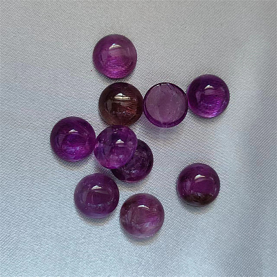 Natural Amethyst Cabochons X-PW-WG66059-35-1