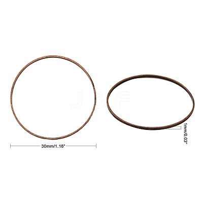 Brass Linking Rings X-EC18730mm-R-1