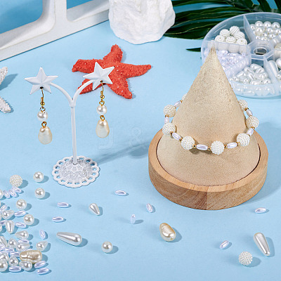 224Pcs 6 Styles Imitation Pearl Acrylic Beads OACR-TA0005-15-1