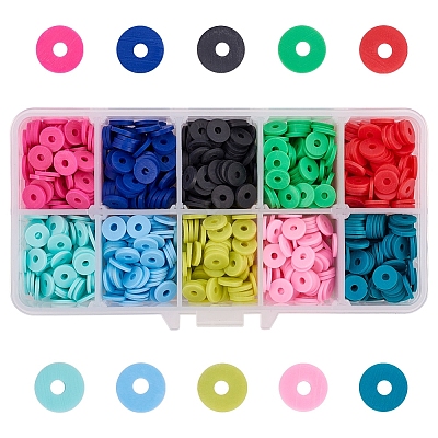 Handmade Polymer Clay Beads CLAY-PH0001-12B-1