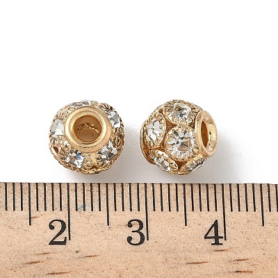 Brass Rhinestone Beads KK-A267-03B-01KCG-1