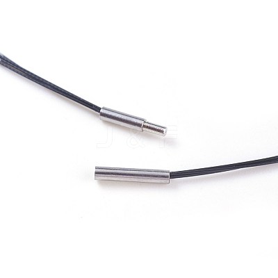 Steel Wire Necklace Making MAK-I011-08B-1