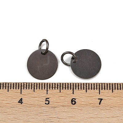 Brass Stamping Blank Tag Charms KK-C3050-B-NF-1
