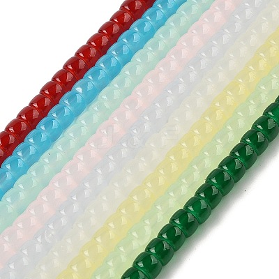 Baking Plating Glass Beads Strands GLAA-H036-01-1