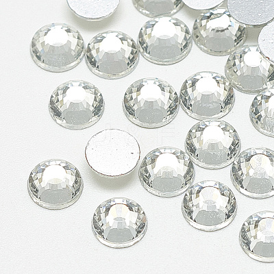 Flat Back Glass Rhinestone Cabochons RGLA-T090-SS5-01-1