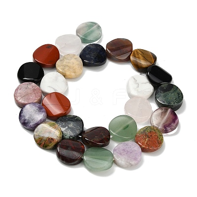 Natural Mixed Gemstone Beads Strands G-D354-B01-1