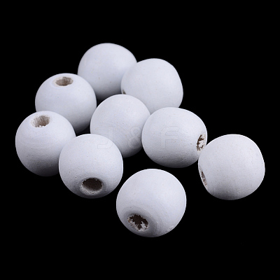 Natural Wood Beads WOOD-S662-13x14mm-A13-1